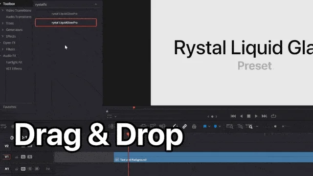 Liquid Glass Preset - Drag & Drop product image (3)