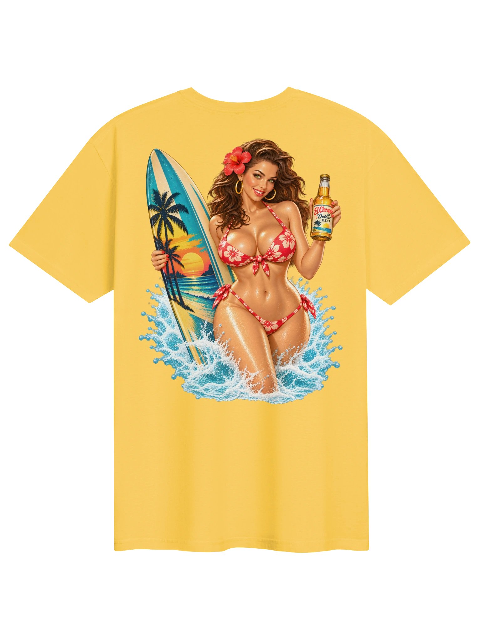 El Cheapo Deluxe Beach Bar - Surfer Girl Tee product image (100)