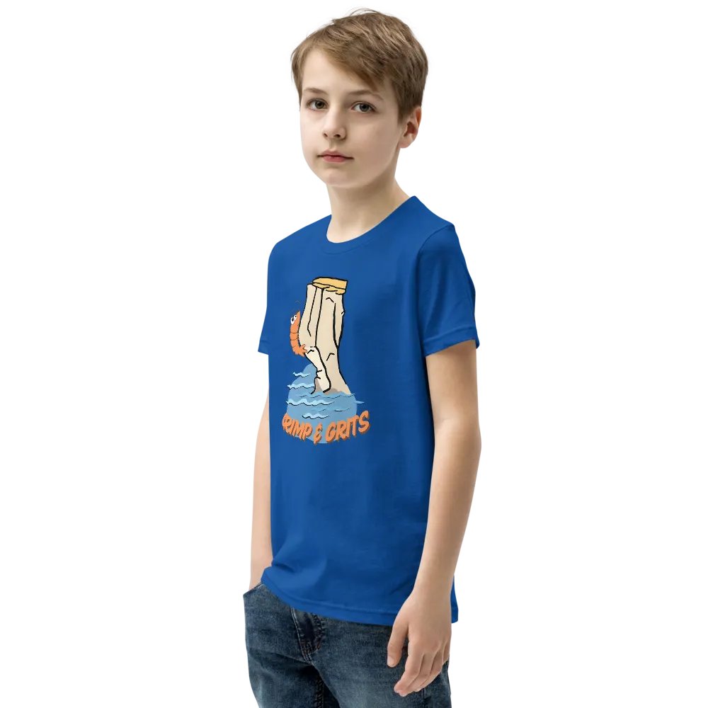 Crimp and Grits - Youth Climbing T-Shirt product image (47)