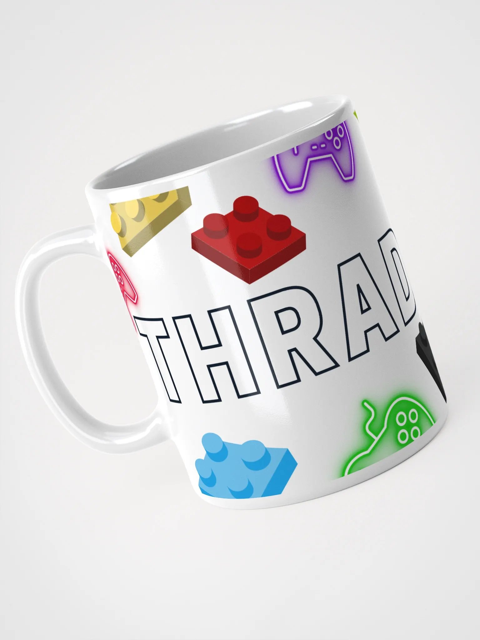 Thradriend White Glossy Mug product image (2)