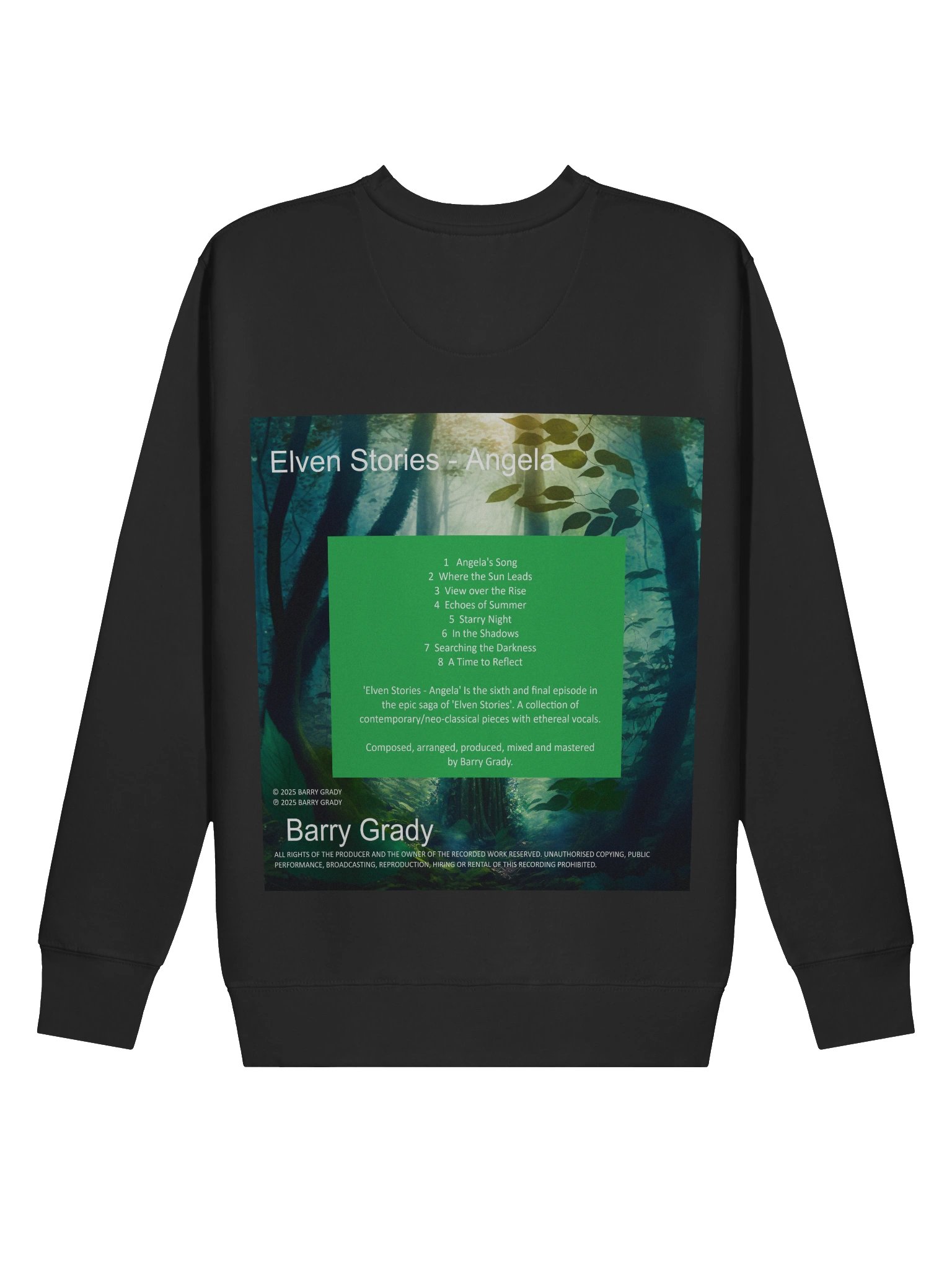 'Elven Stories - Angela' Album Cover Premium Sweatshirt product image (45)