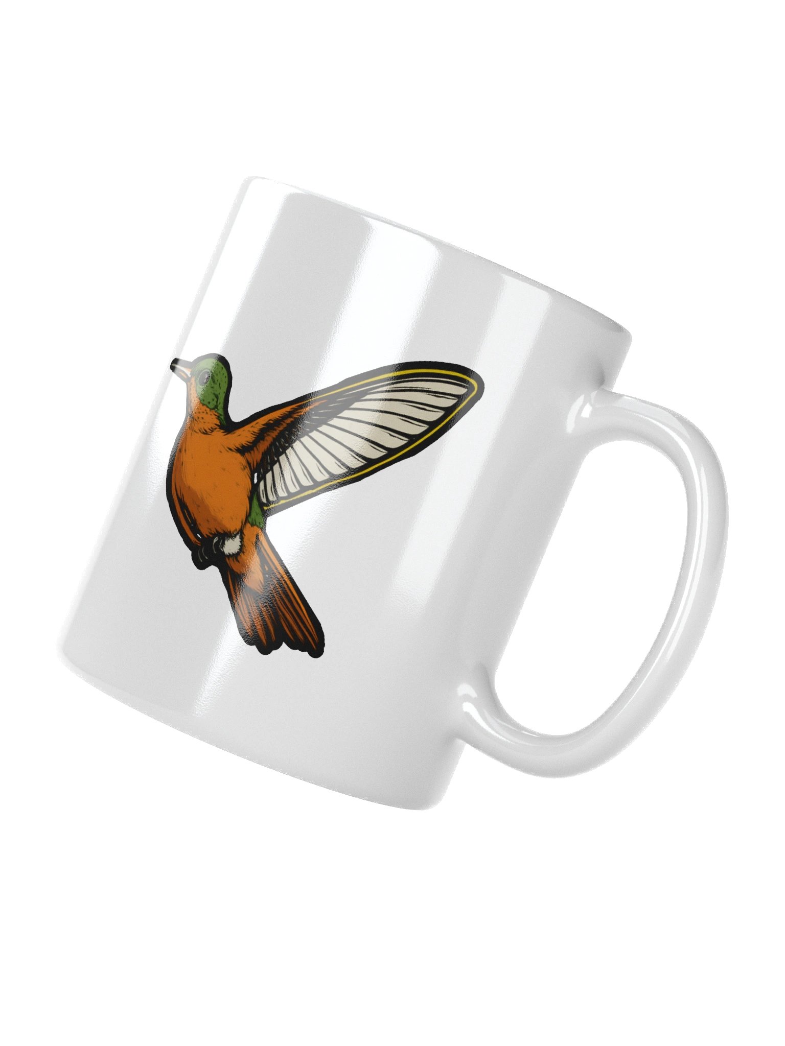 Vibrant Cinnamon Hummingbird Flight Mug product image (3)