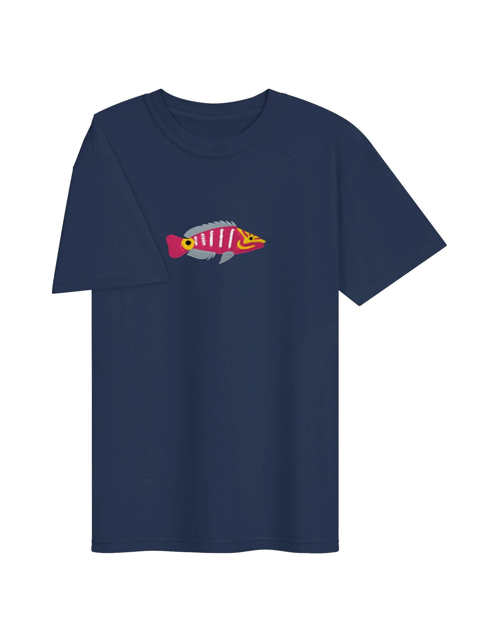 Mystery Wrasse Embroidered Shirt | Reef Aquarium Fish Embroidery Tee | Saltwater Marine Fish Apparel product image (7)