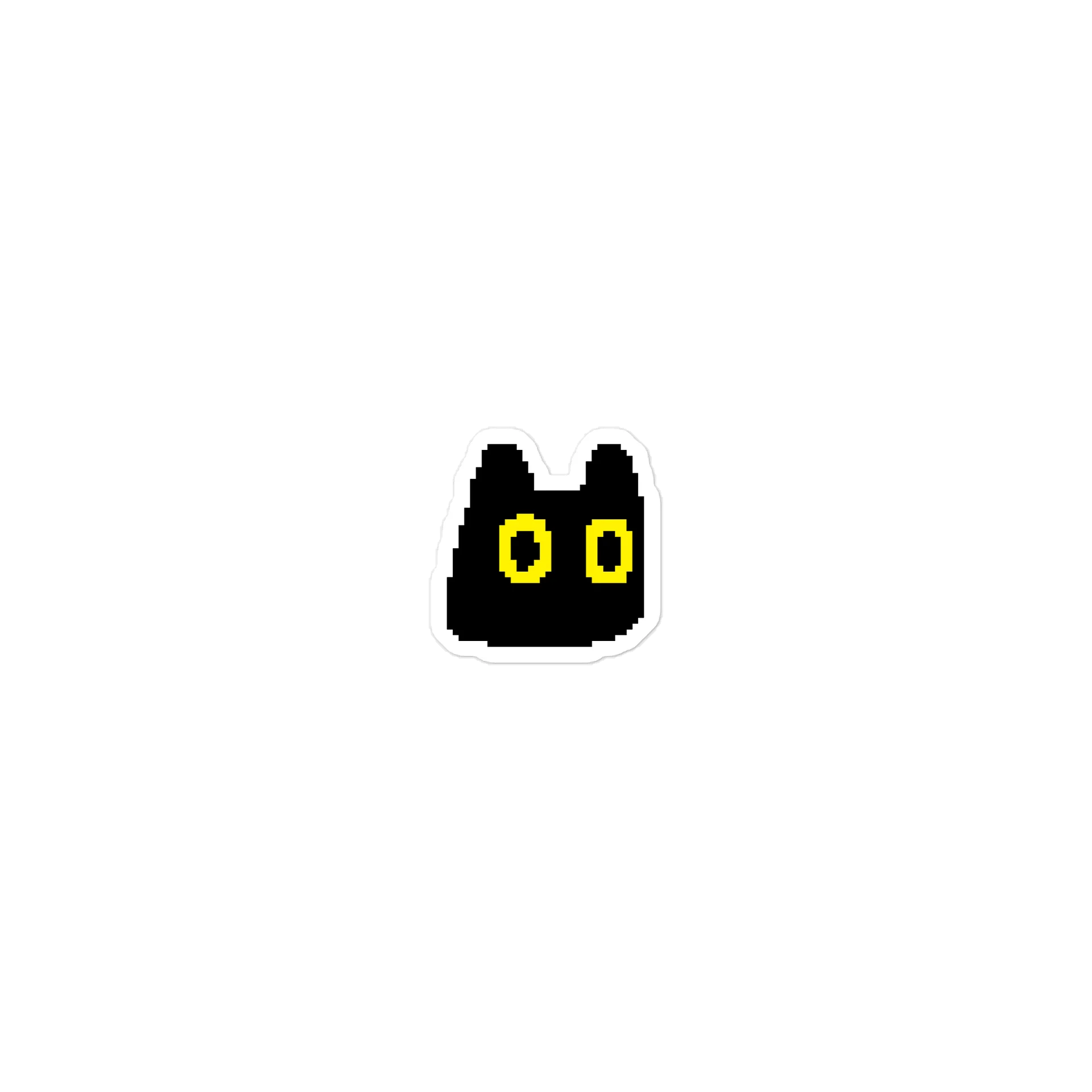 Black Cat Sticker (Die-Cut) product image (1)