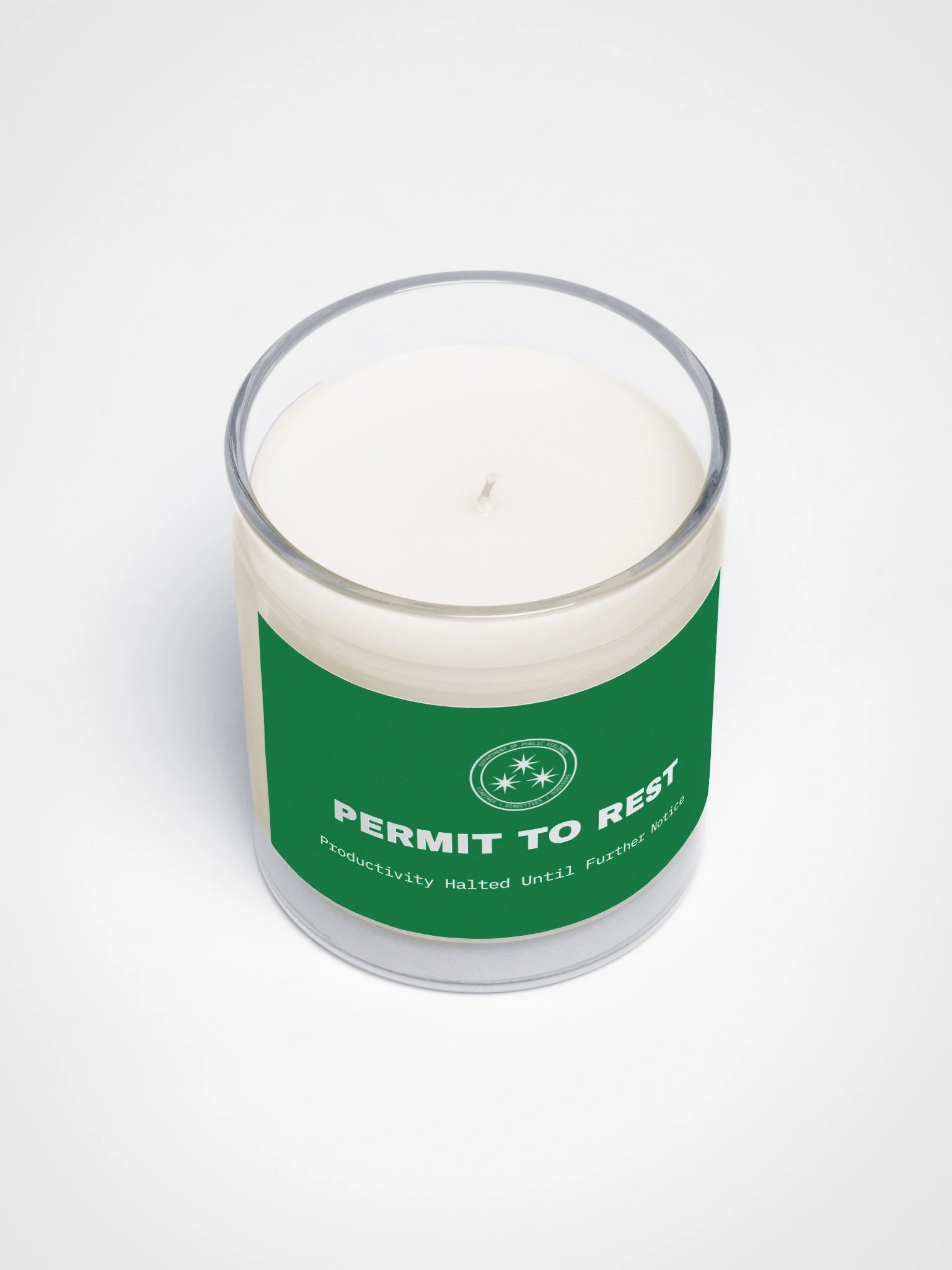 Permit to Rest Candle product image (3)