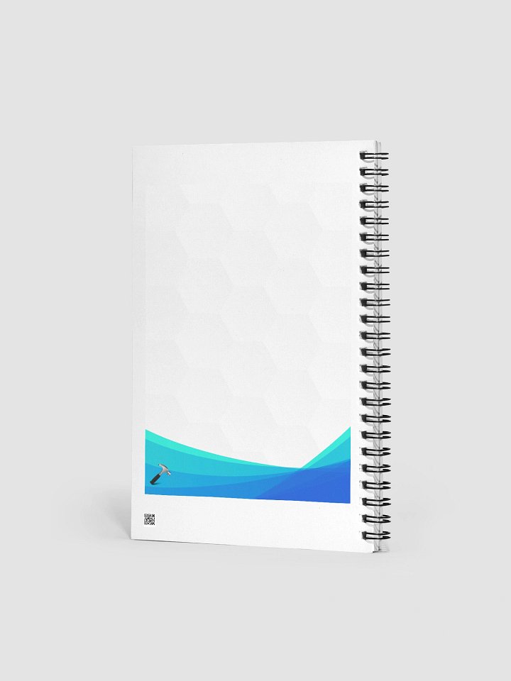 Geometric Wave Spiral Notebook product image (2)