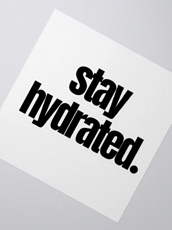 Stay Hydrated Sticker product image (2)