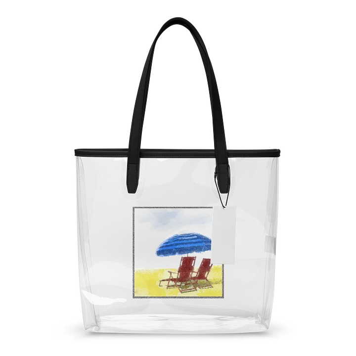 in spiaggia clear beach tote product image (1)