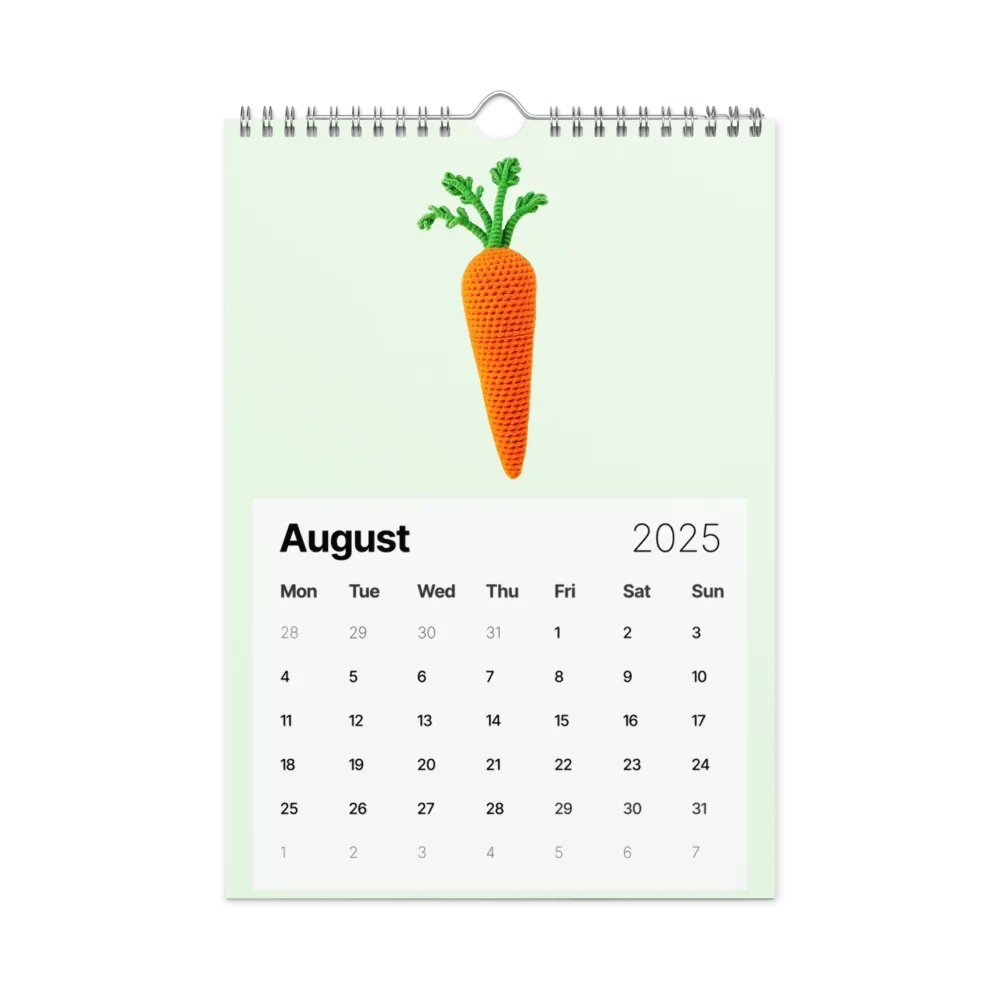 CozyAvocado's Healthy 2025 Calendar Veggie Edition product image (8)
