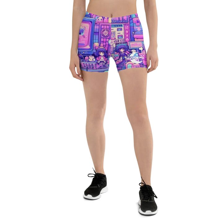 Otaku Wonderland Yoga Shorts product image (1)
