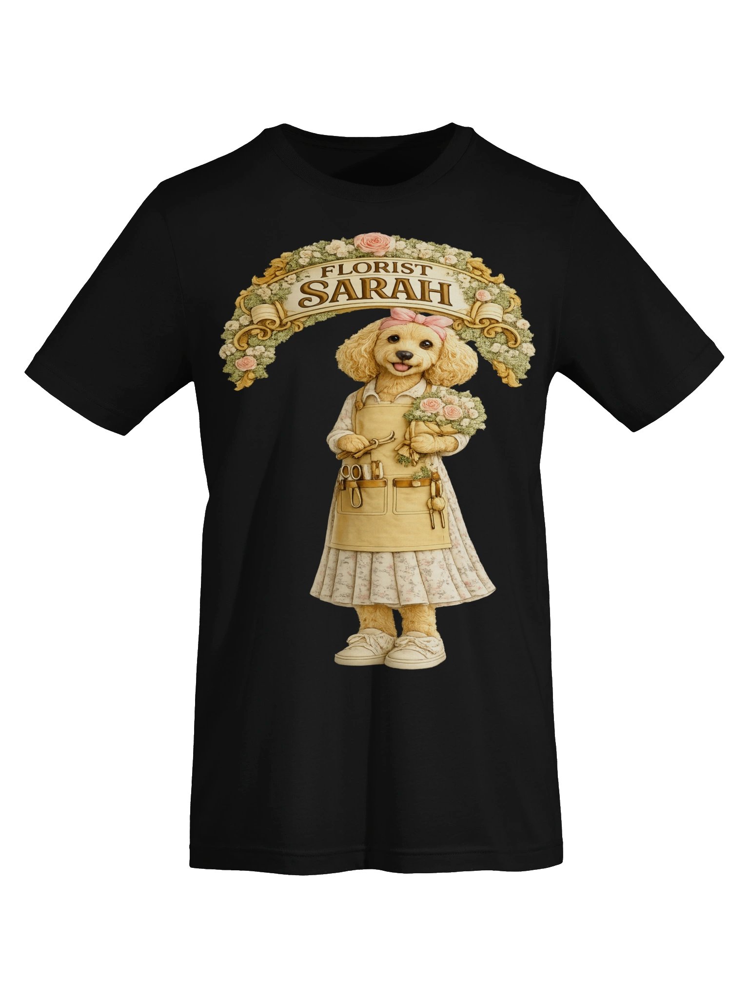 Florist Sarahi Dog Graphic Adult Tee product image (5)