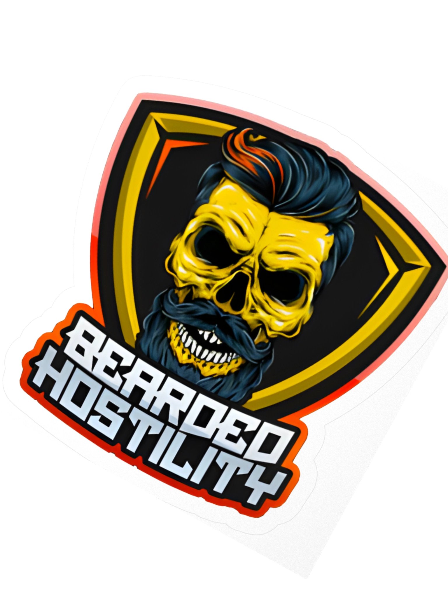 BeardedHostility Logo Sticker product image (2)