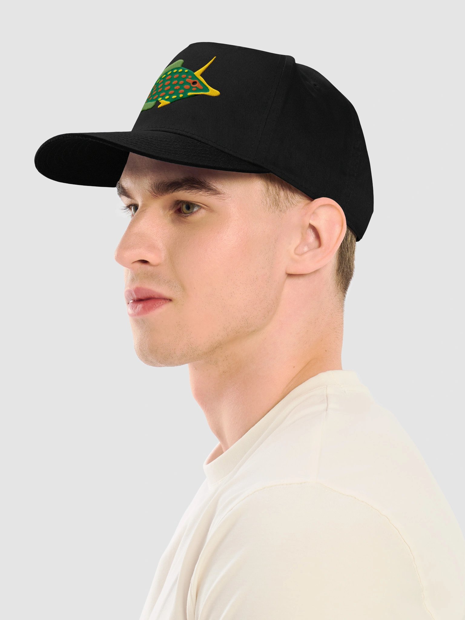 Orange-Spotted Filefish Mid-Profile Baseball Cap (Embroidered) for Reef and Marine Aquarium Lovers product image (3)