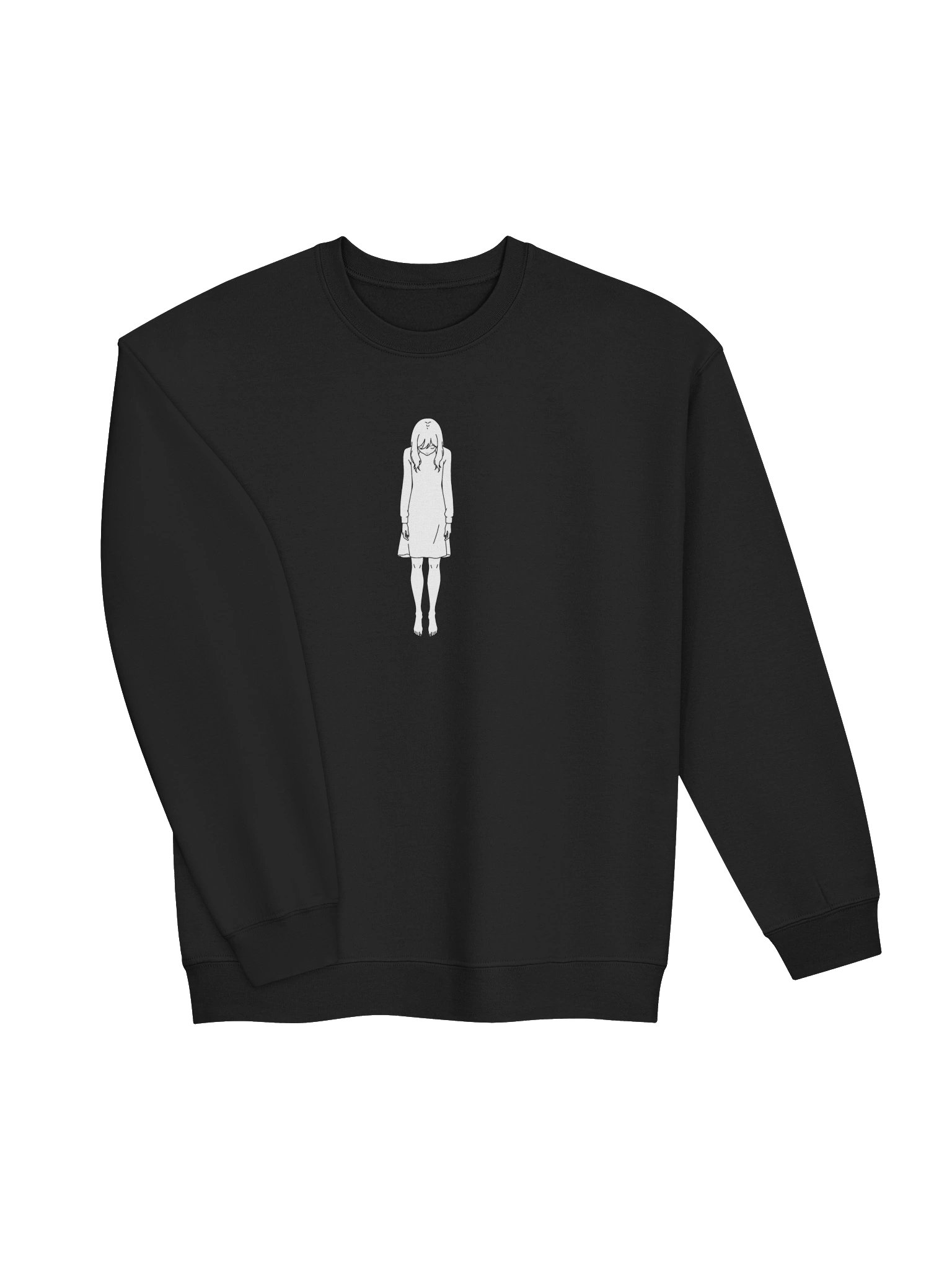 FLOATING GIRL WHITE LOGO FILLED SWEATSHIRT product image (3)