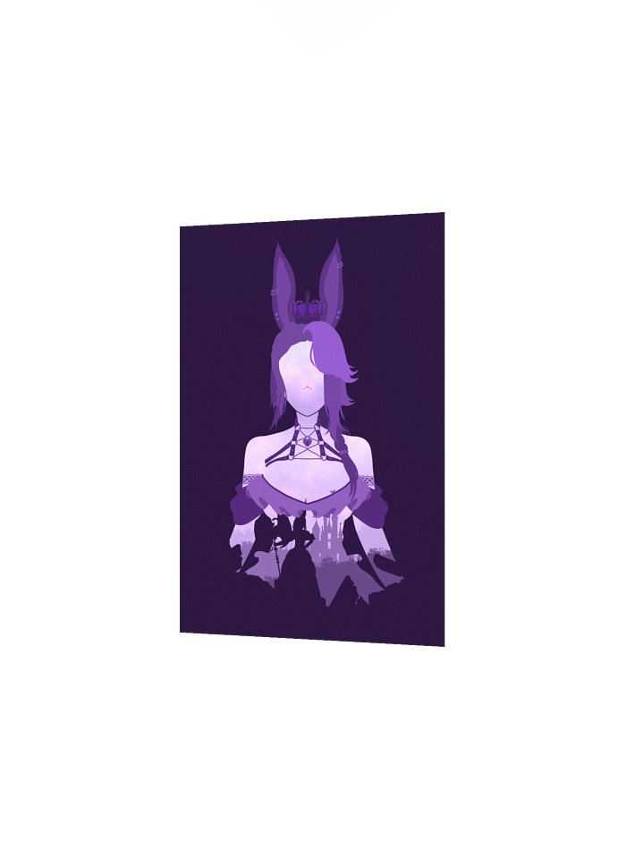 Silhouette of a Boba Bunny Poster product image (2)