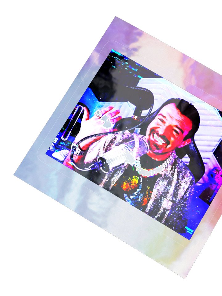 BUSTDOWN-P Kiss Cut Holographic Sticker product image (6)