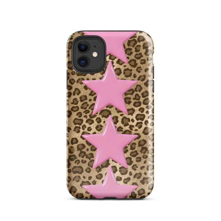 pink cheetah i phone case product image (55)