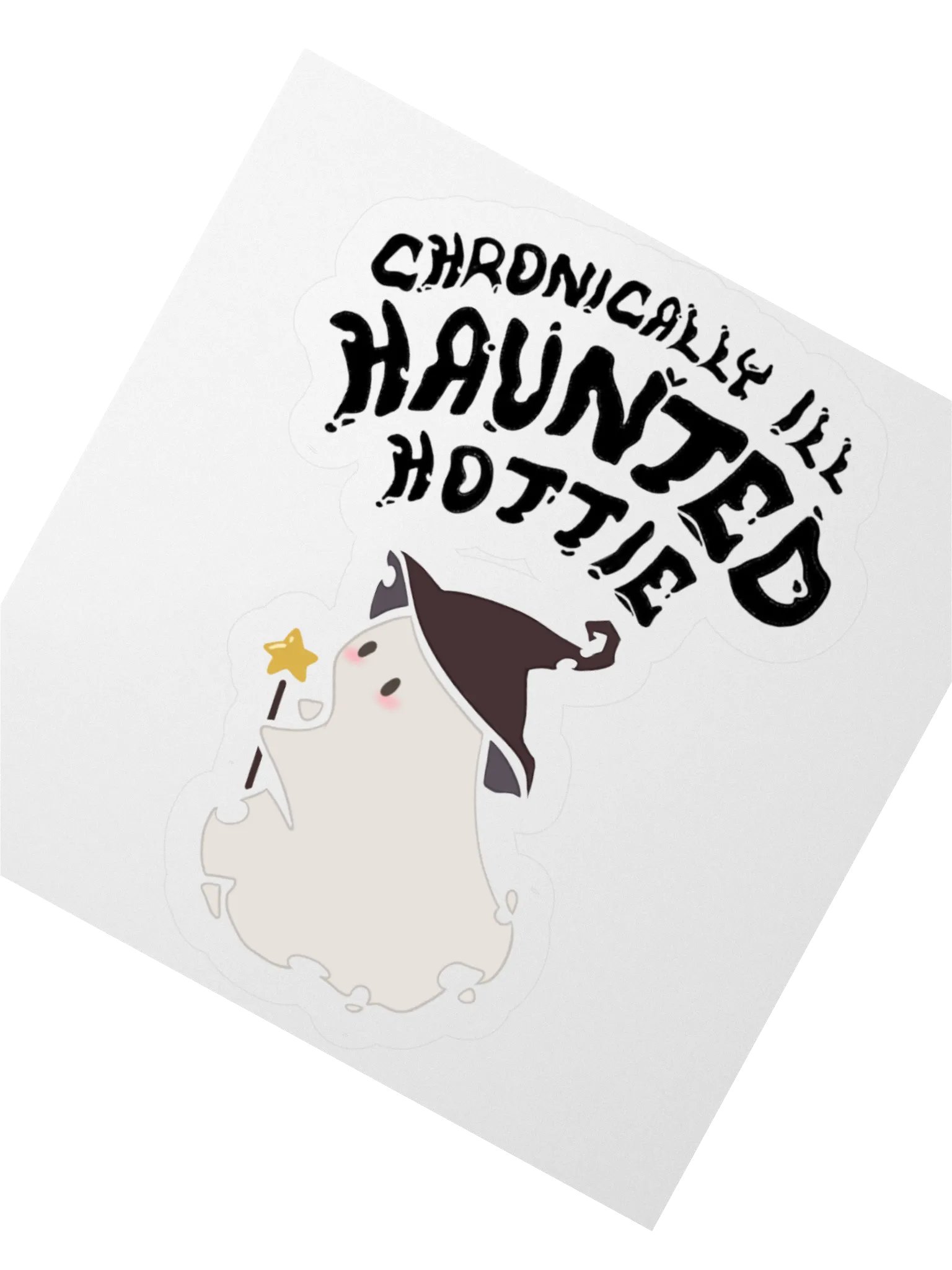 Chronically ill Haunted Hottie Sticker product image (2)