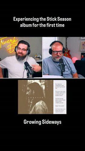 We loved this album from @noahkahanmusic and this album! #twerkethic #reaction #noahkahan #growingsideways #stickseason