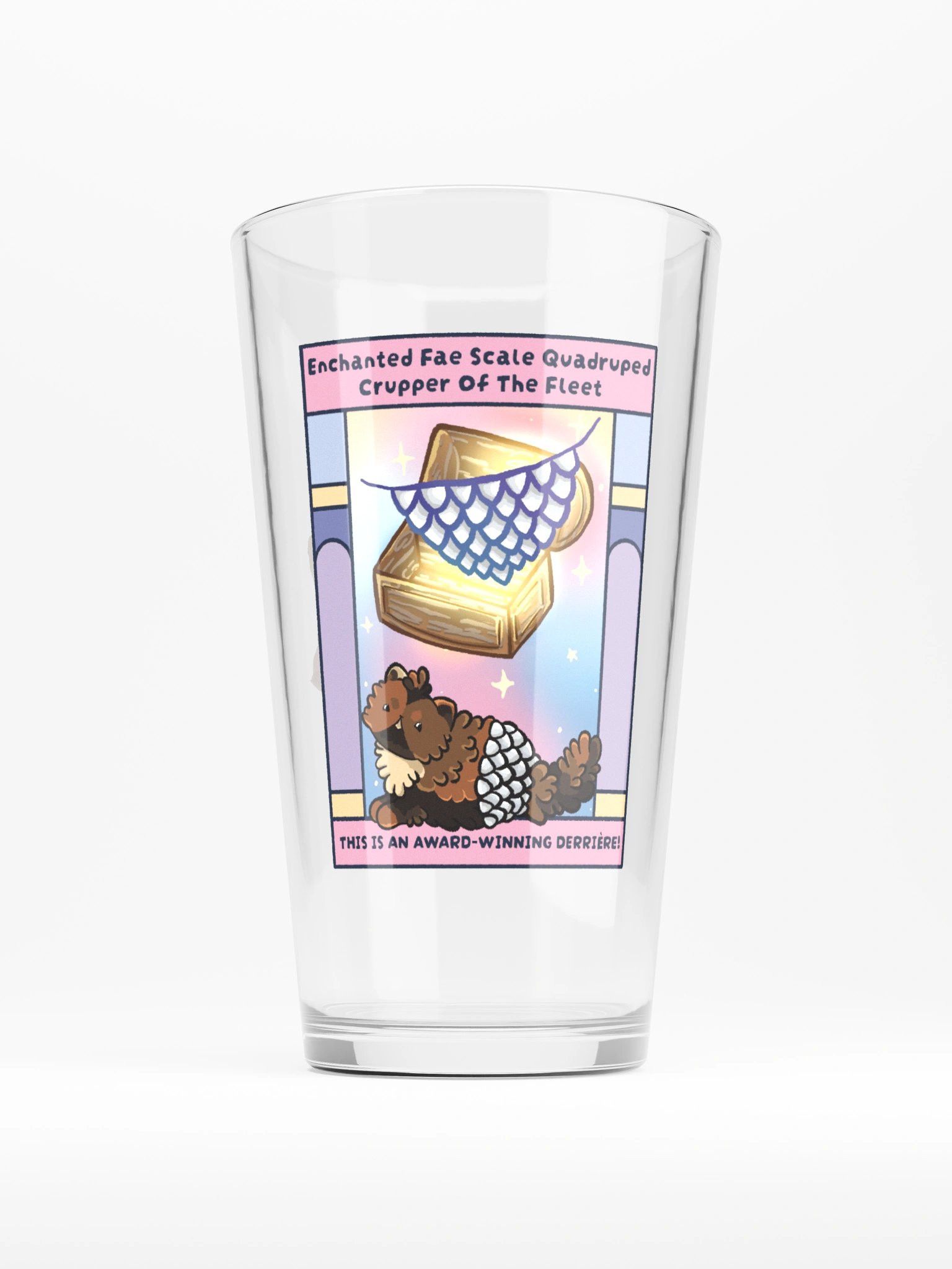 Donut's Enchanted Sunrise Crupper Pint Glass product image (1)