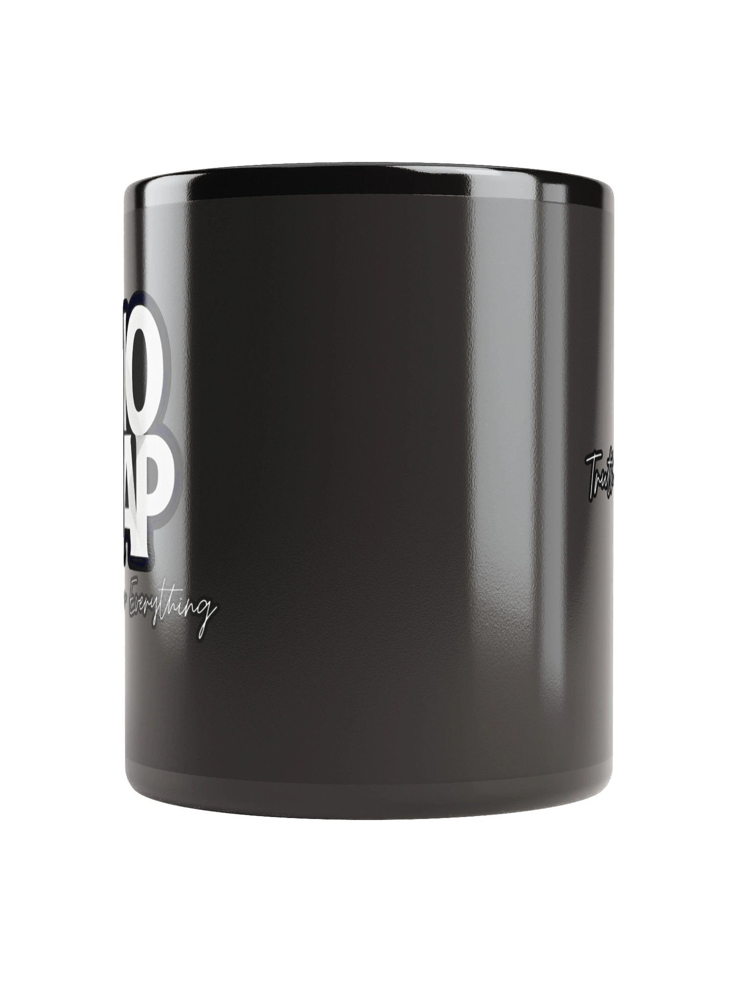No Cap | Truth Over Everything | Black Mug product image (5)