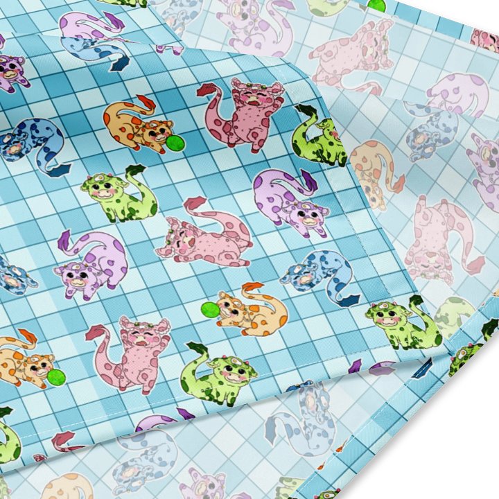 Blue "Buds Everywhere!" Bandana product image (2)