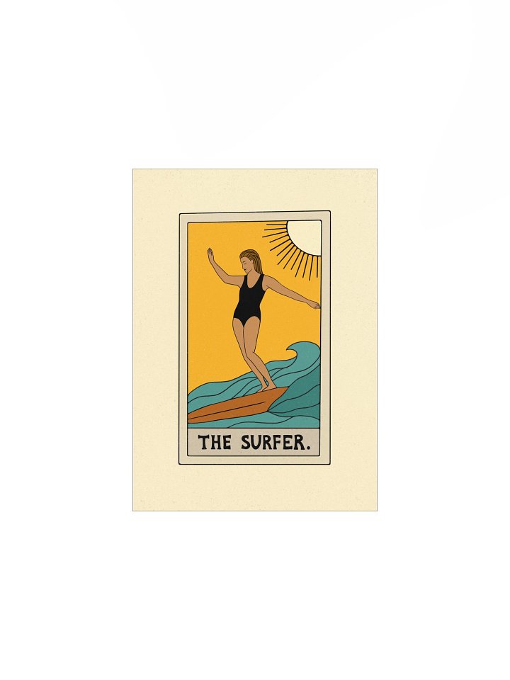 The Surfer Color ✷ Art Print product image (1)