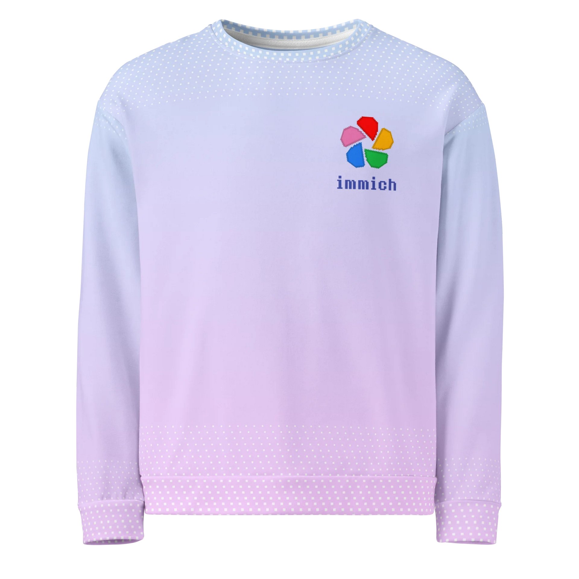 Retro Sweatshirt Chest Logo & Text product image (1)