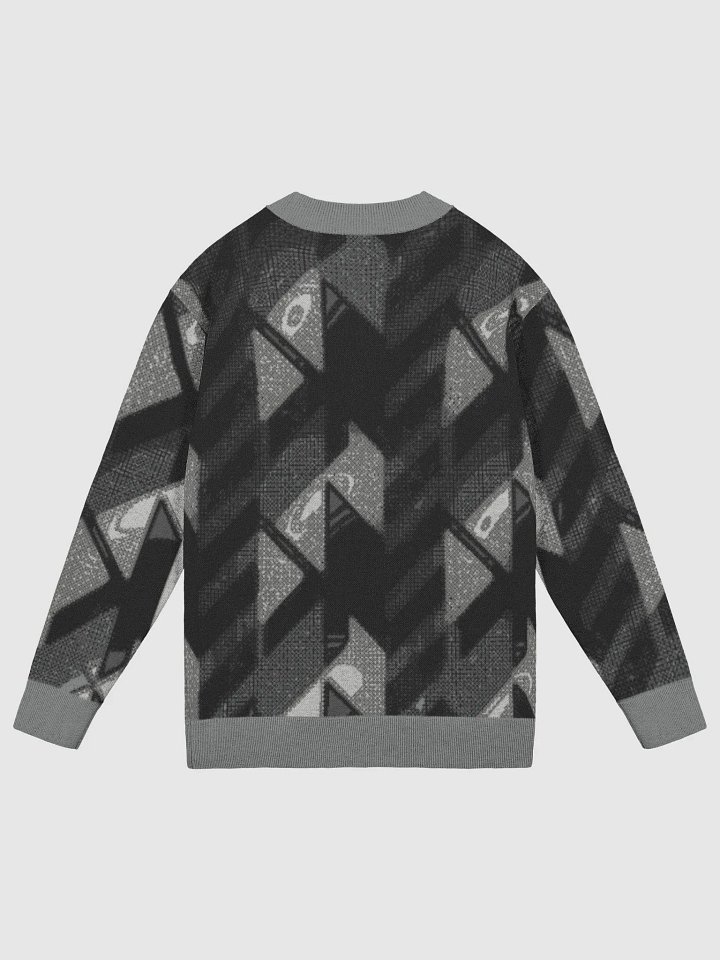 Knitted Gray Houndstooth Cardigan product image (6)