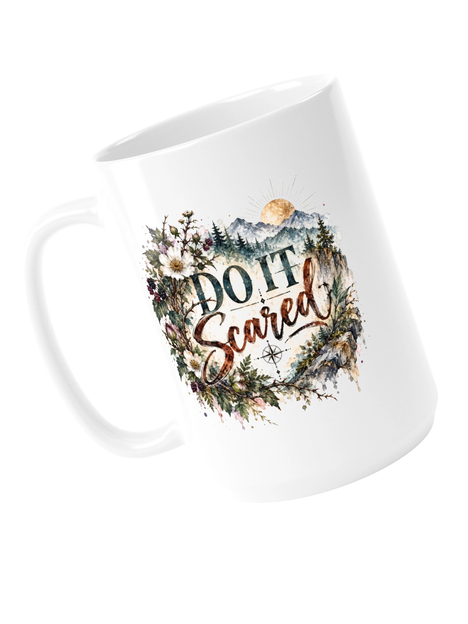 Do It Scared 15 oz Ceramic Mug product image (5)
