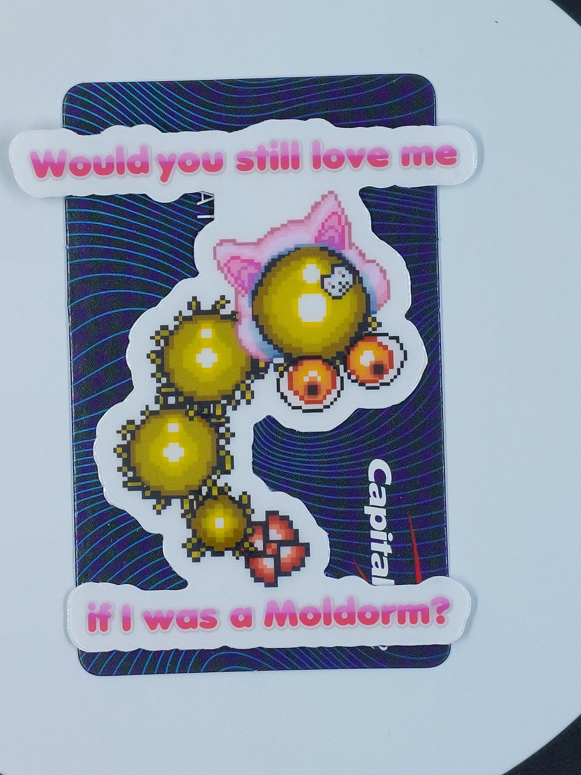 if i was a Moldorm clear sticker product image (1)