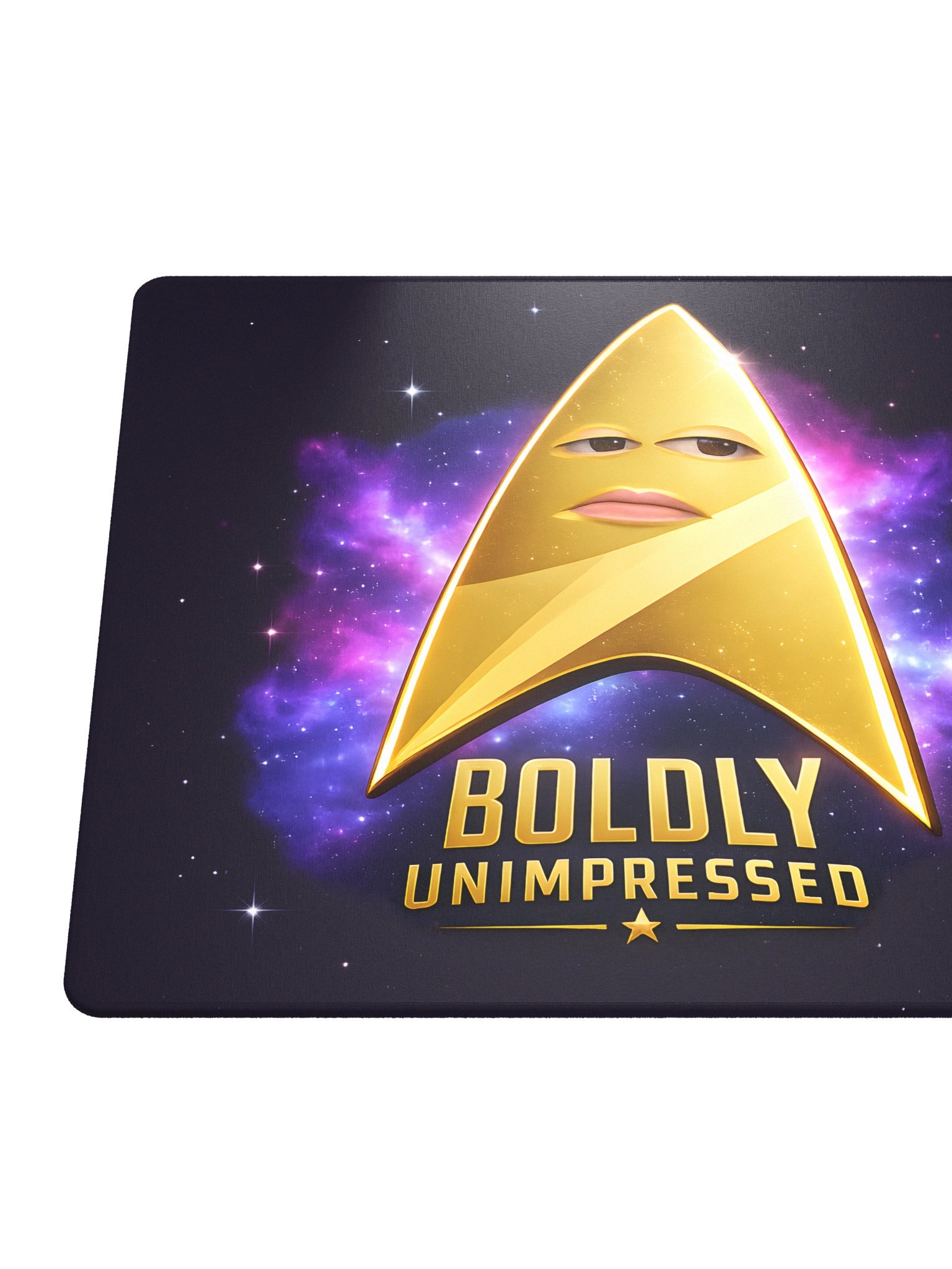 Badgey’s Boldly Unimpressed Gaming Mat product image (4)