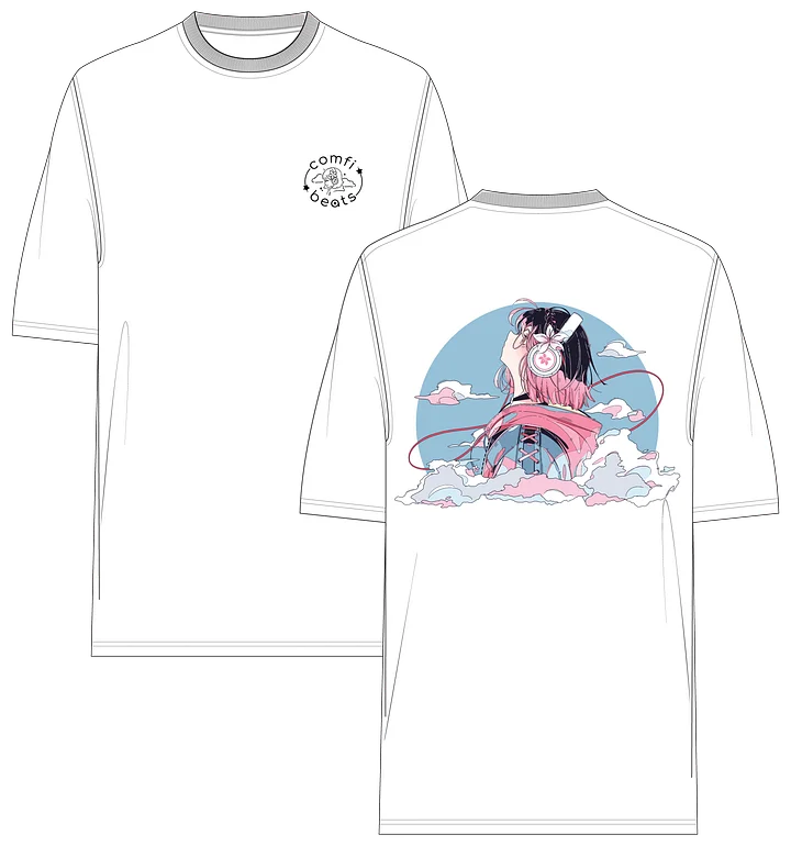 comfi beats shirt (cloud) product image (1)
