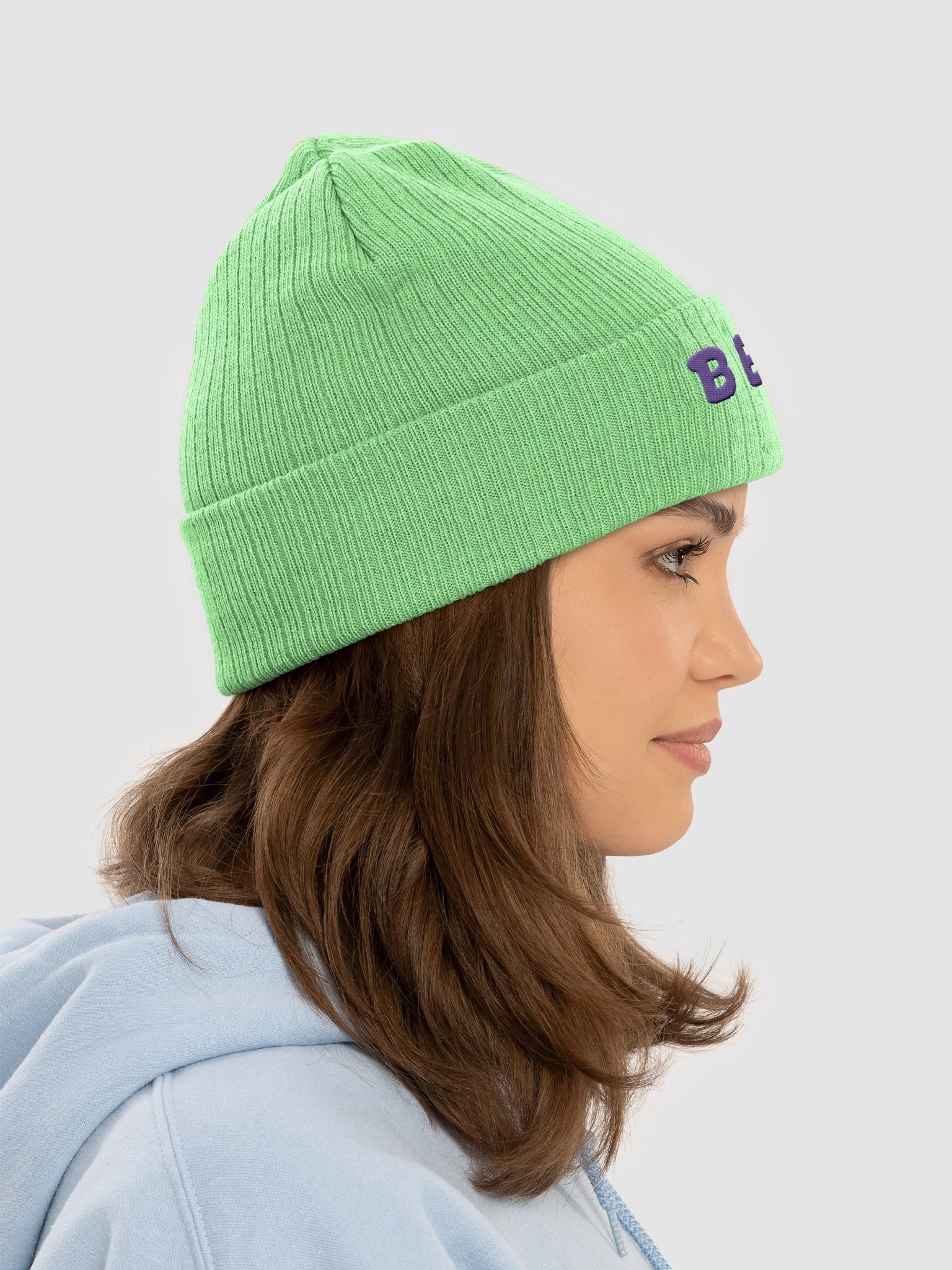 'BEANS' Ribbed Beanie product image (8)