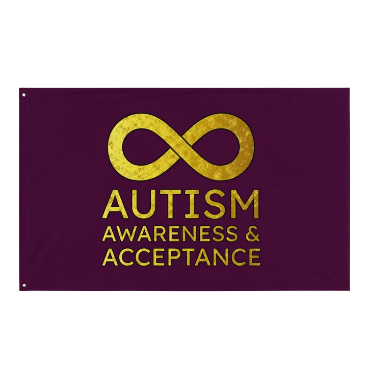 Autism Awareness & Acceptance Flag (Pink) product image (1)