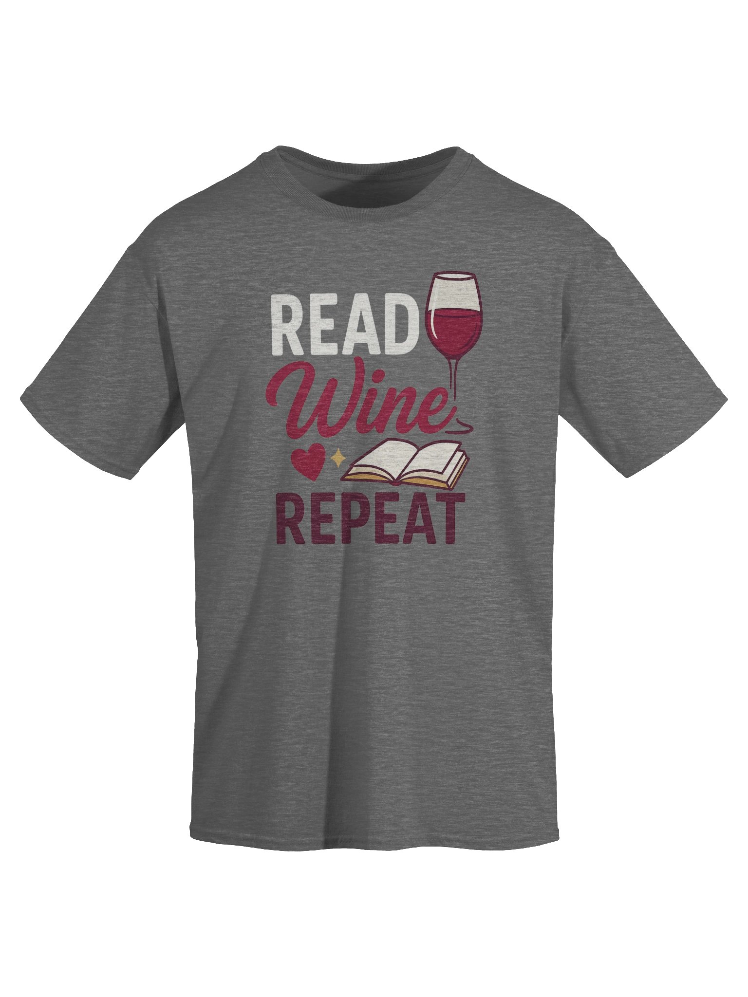 Read Wine Repeat T-Shirt – Book Club Drinking Shirt for Wine & Book Lovers product image (31)