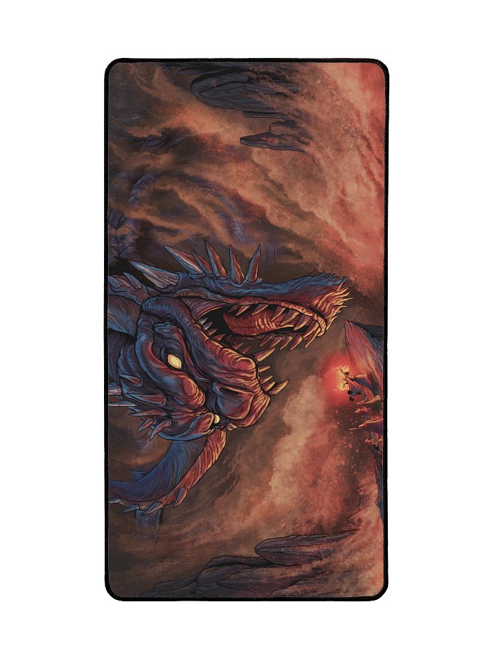 'Dragon King' Hand Drawn Playmat by DarkSideTokens! product image (2)