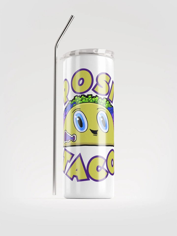 Positaco 20oz Tumbler with Straw product image (2)