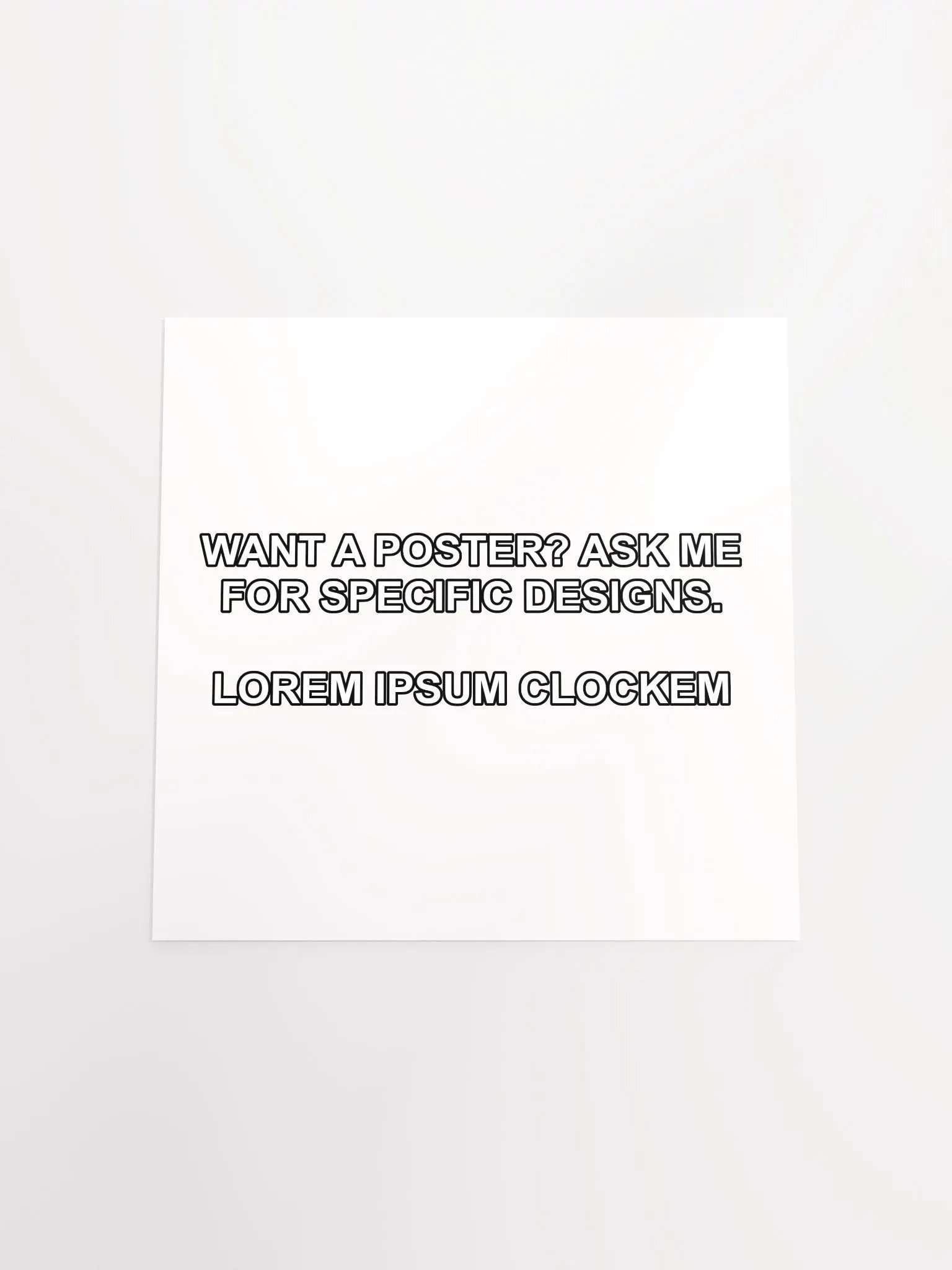 Placeholder Clock Poster product image (4)