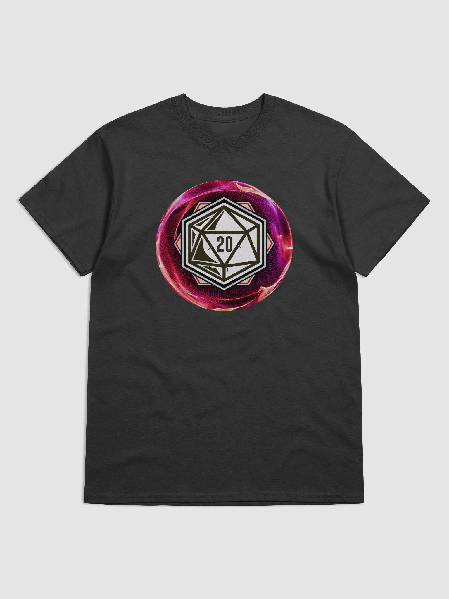 Geometric 20-Sided Die Graphic Tee product image (7)