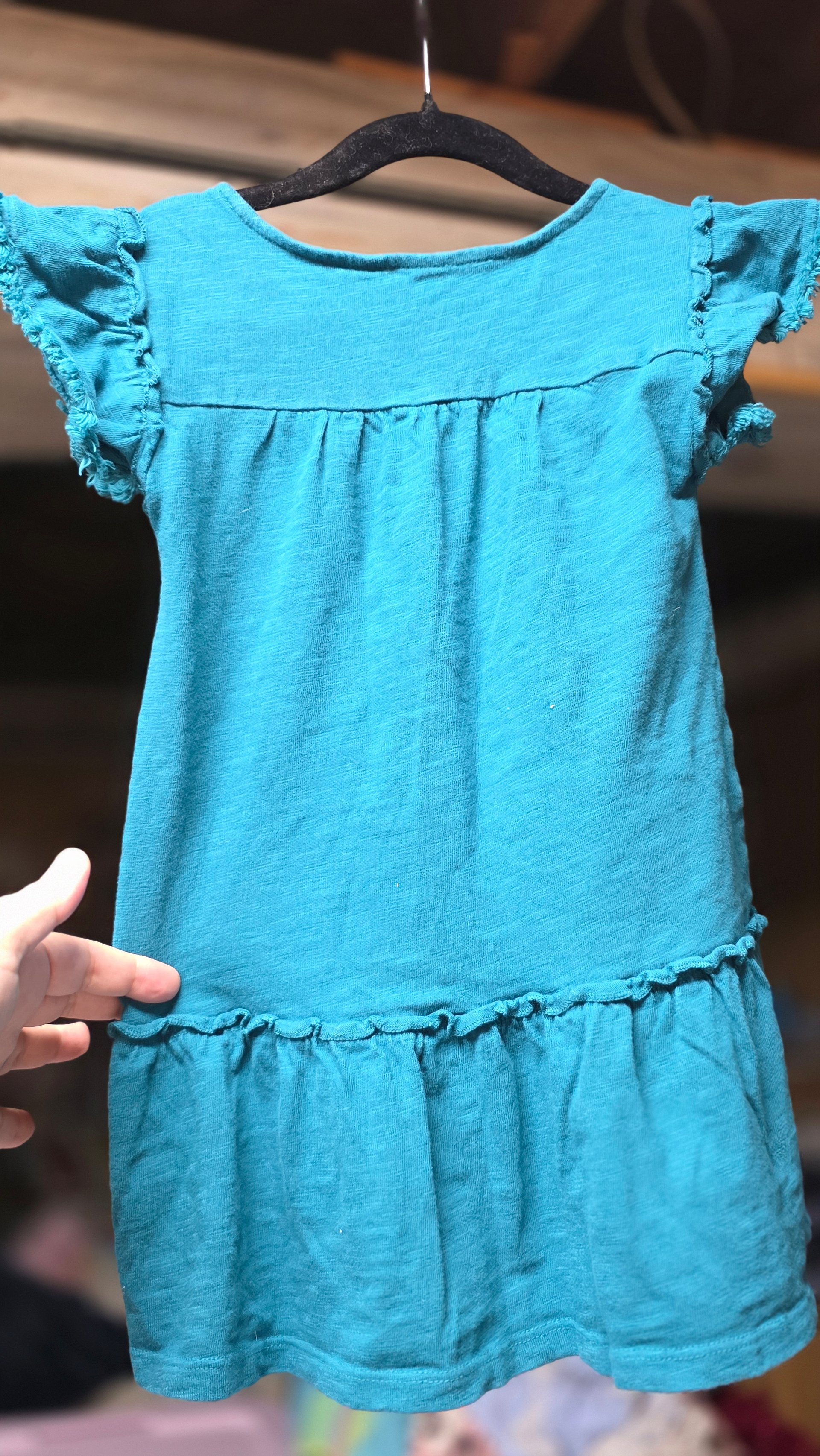 TEA - Size 4 - GENTLY USED - Teal dress product image (6)