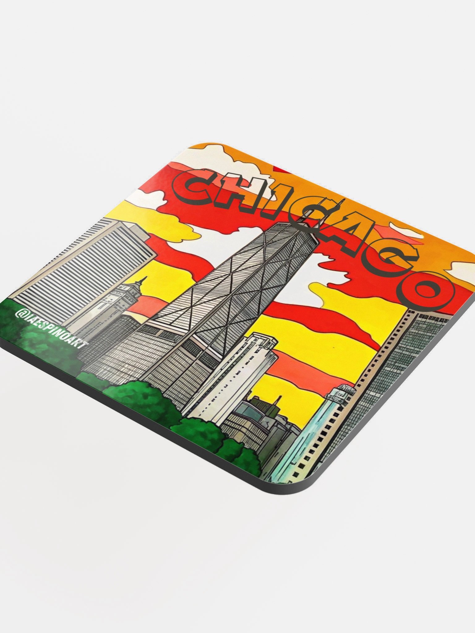 Chicago Gloss Coaster product image (4)