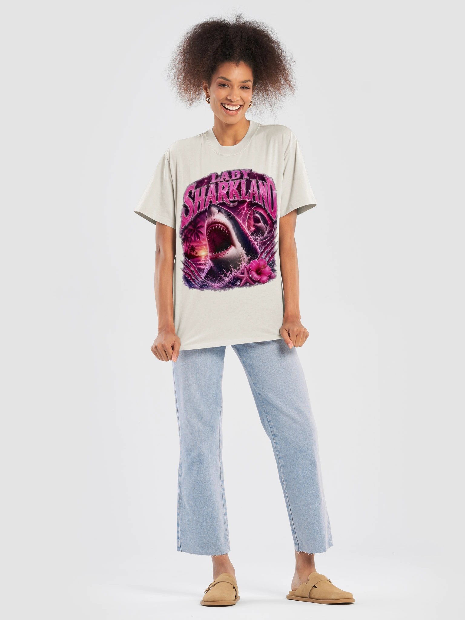 Lady Sharkland Tee - Sunset product image (7)