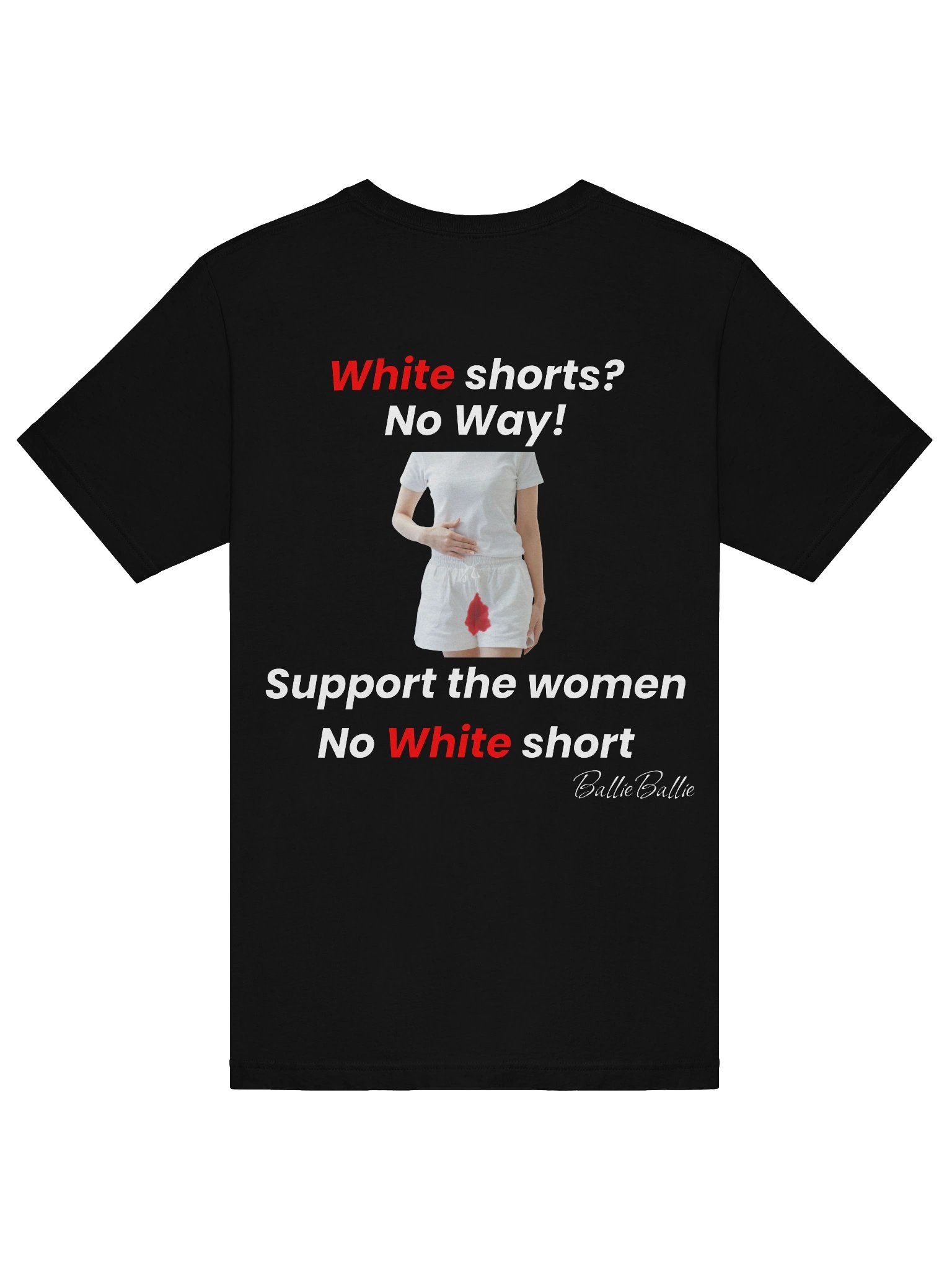White short? No Way! Support the women No white short product image (6)