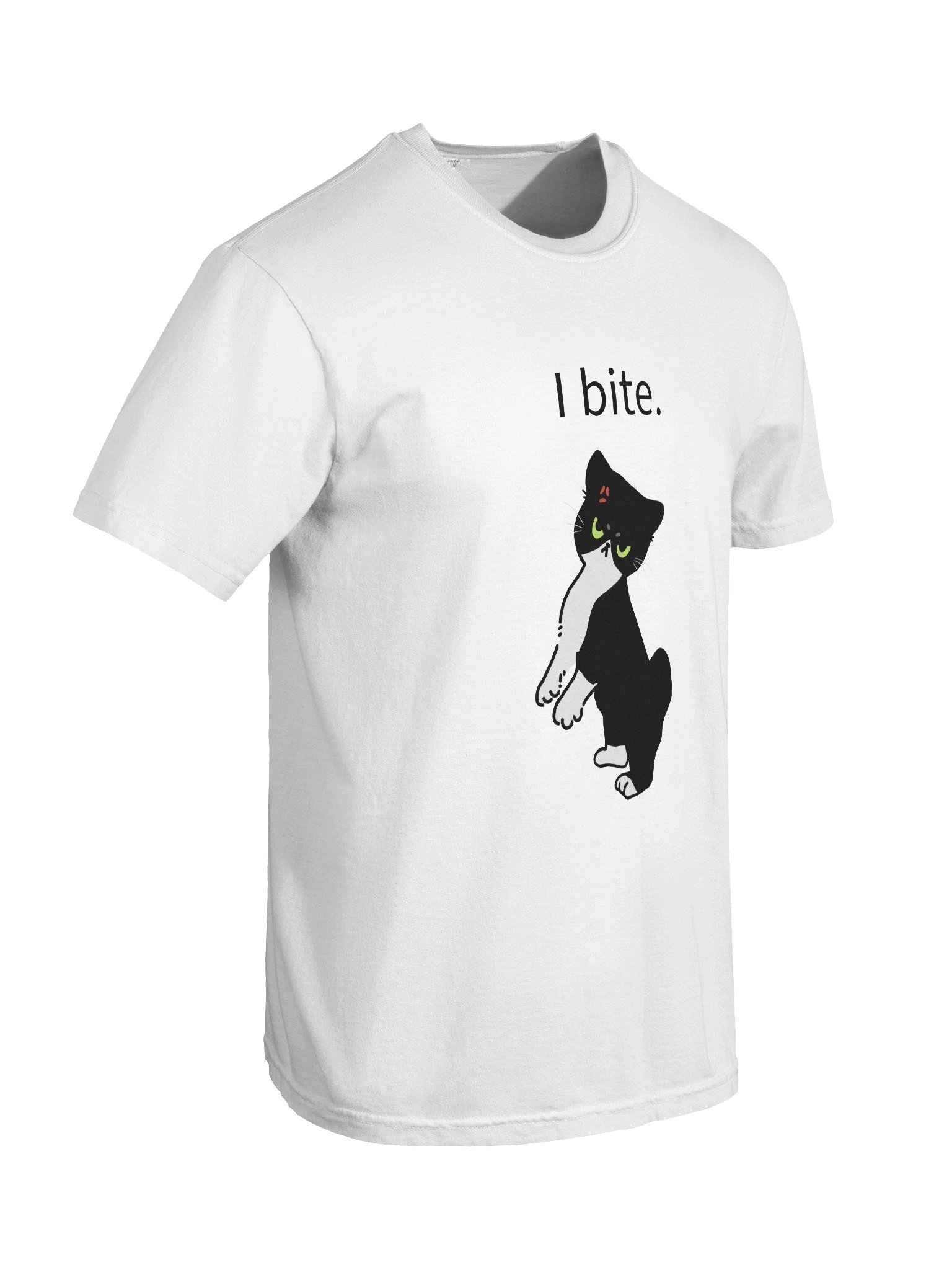 I bite. T-shirt product image (8)