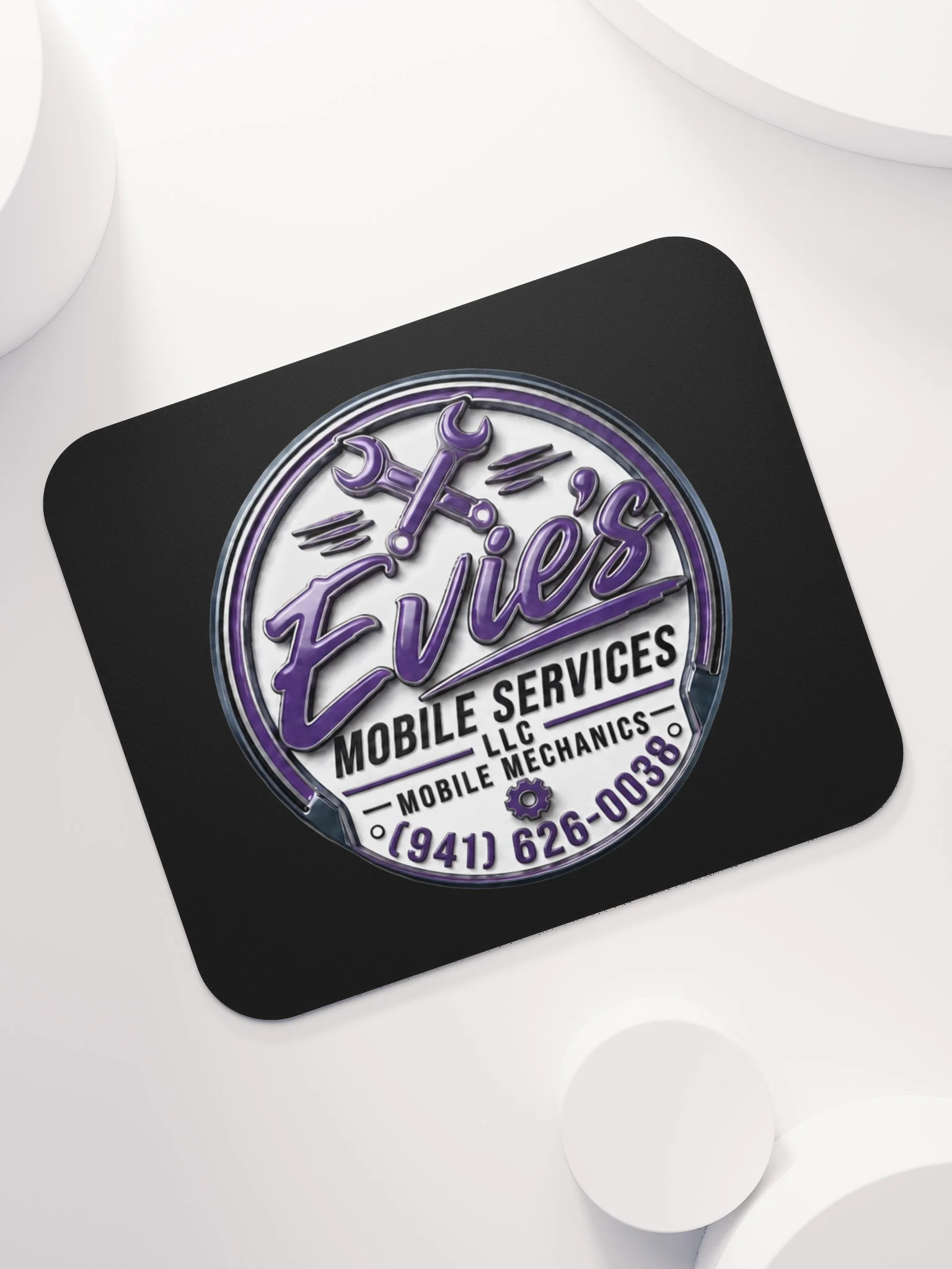 Evies Mobile Services Logo Mouse Pad product image (7)