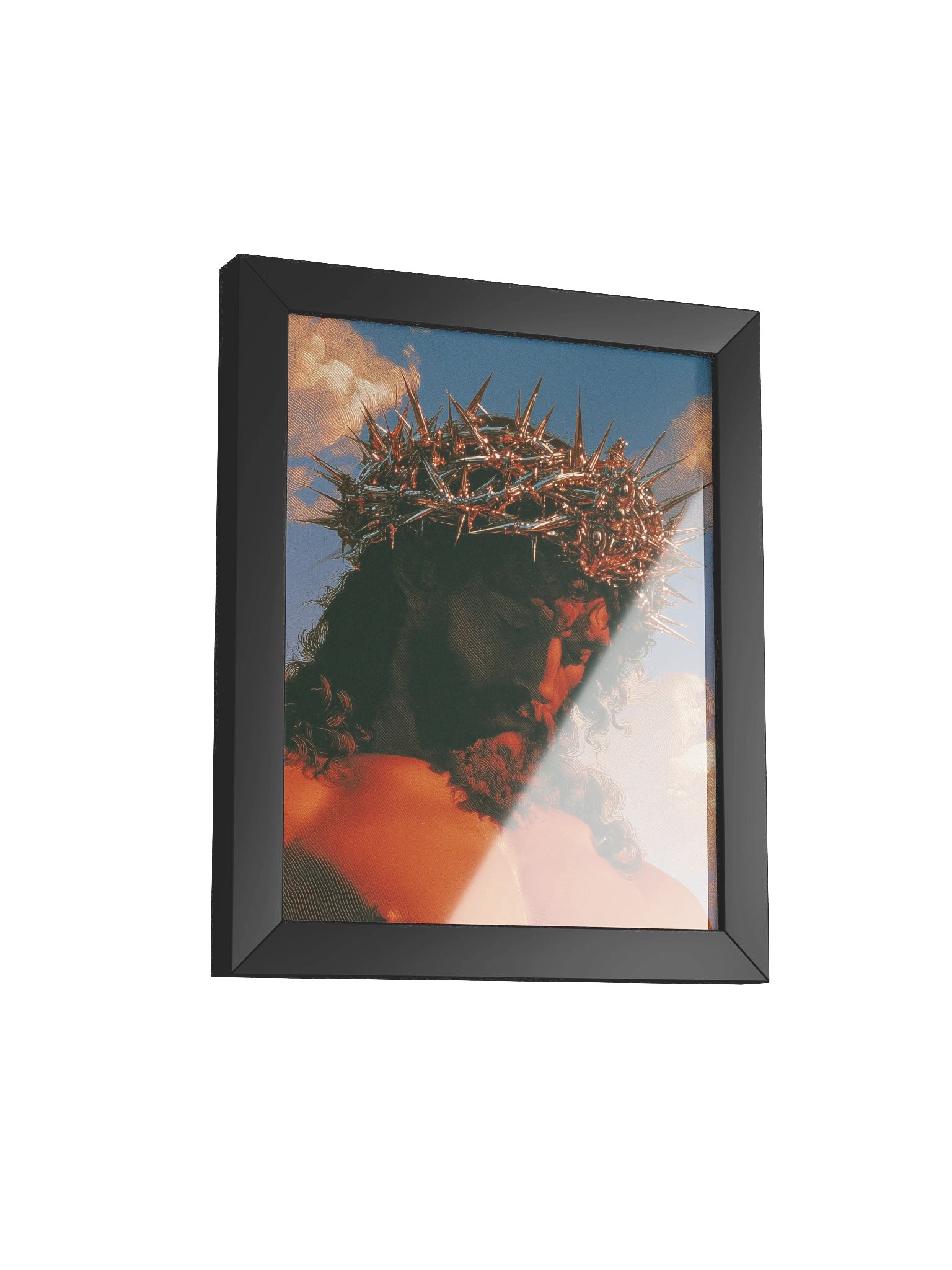 Chrome Thorns - Framed Art Print product image (2)