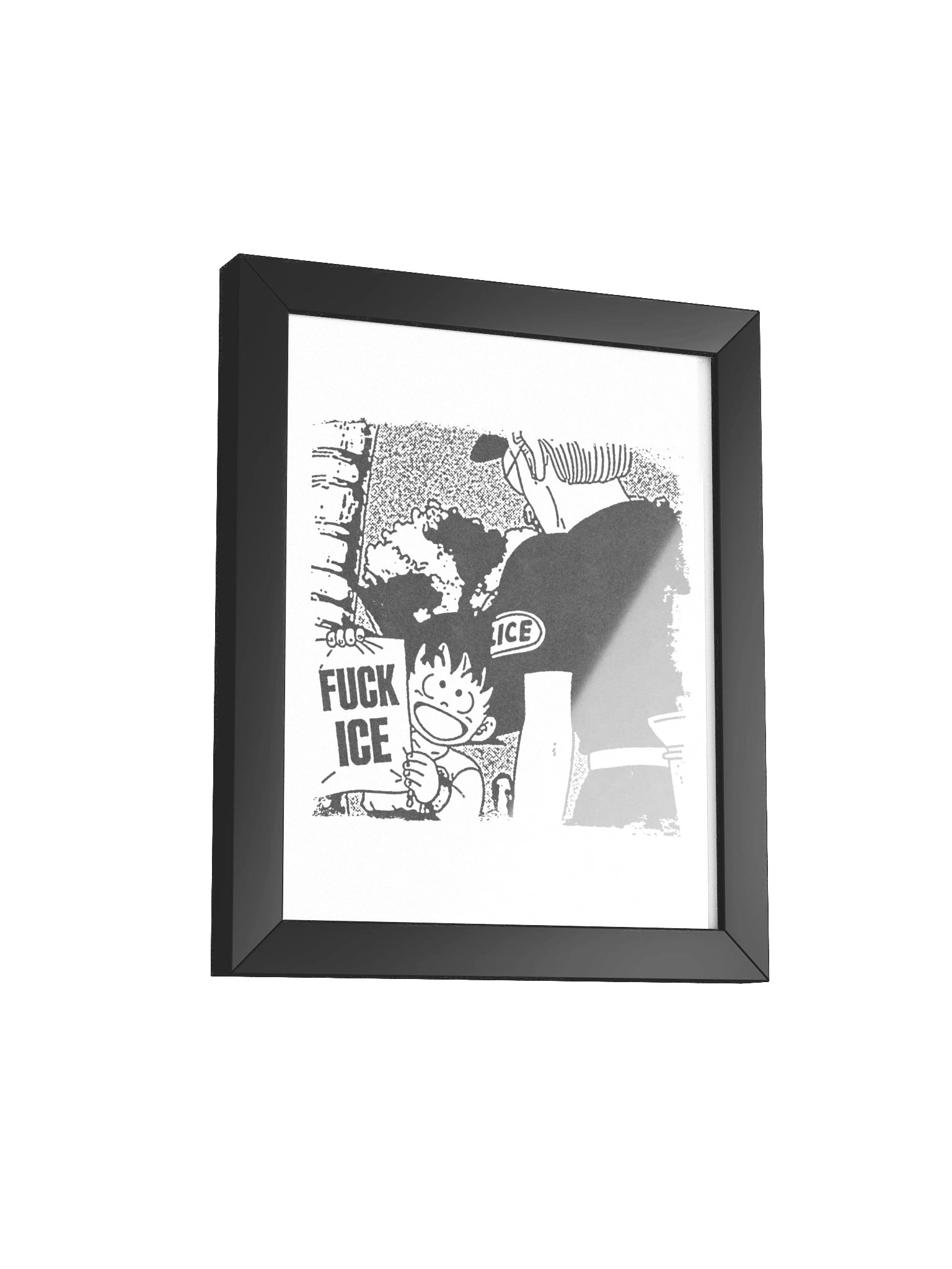 F*CK ICE ! Framed Print. product image (2)