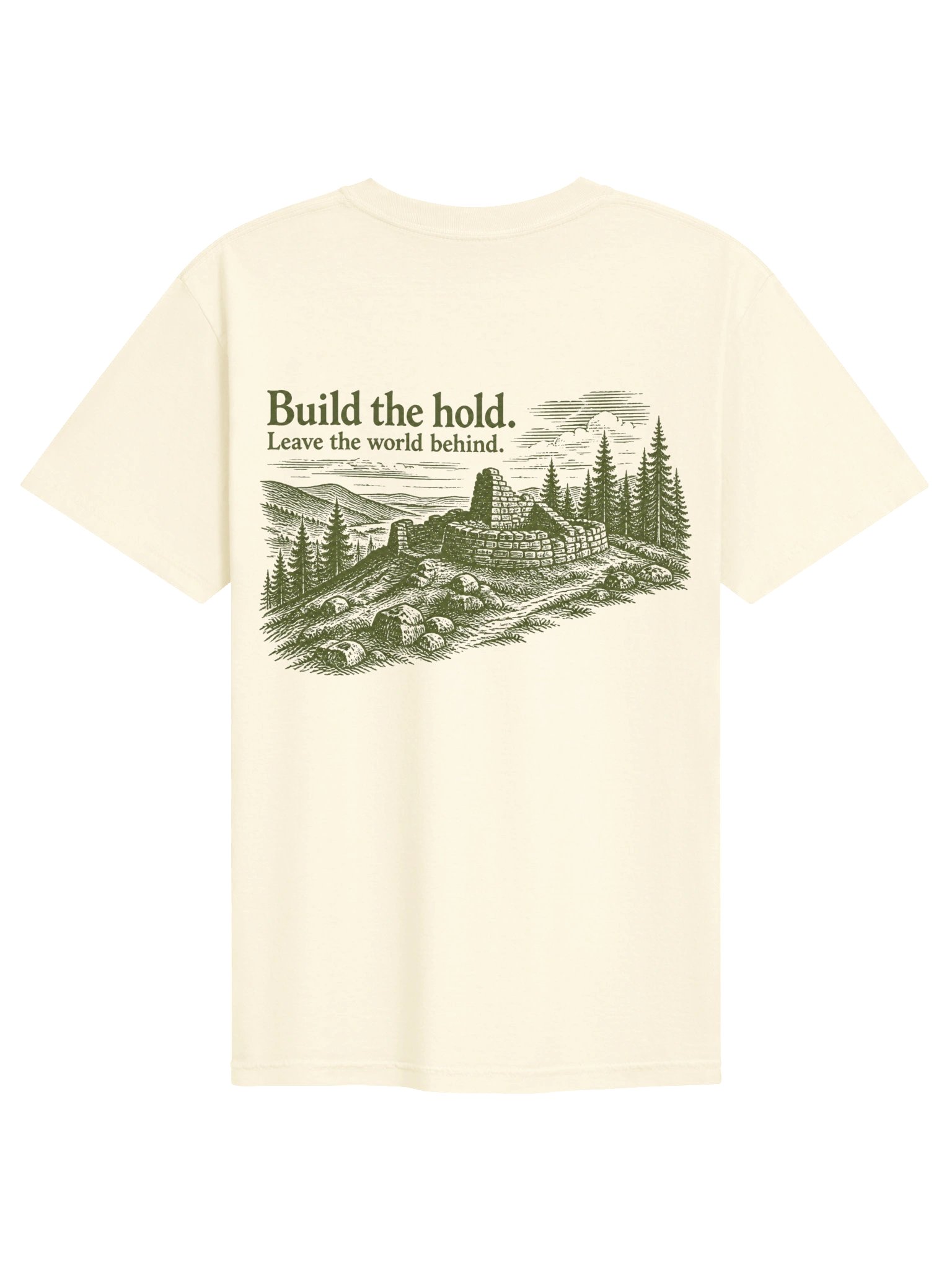Build the Hold Tee — Caer Ryderic Signature CR product image (2)