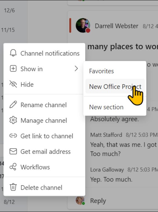 Organise new teams combined chats and channels product image (2)